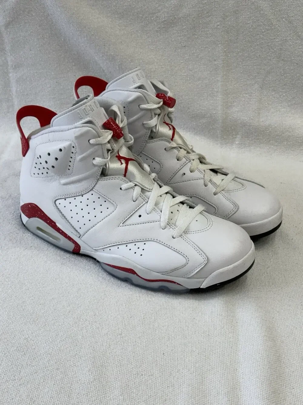 Nike Air Jordan 6 Retro Red Oreo White (CT8529-162) Shoes OG Mens Size 10.5